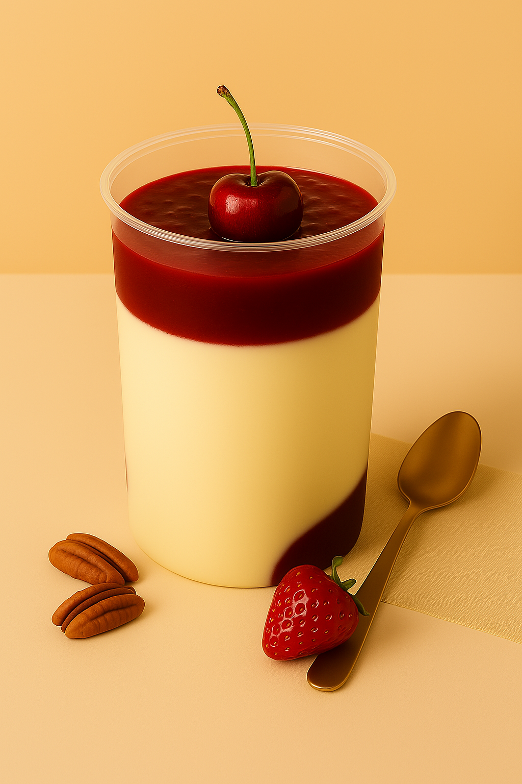 Panna Cotta de Cereza