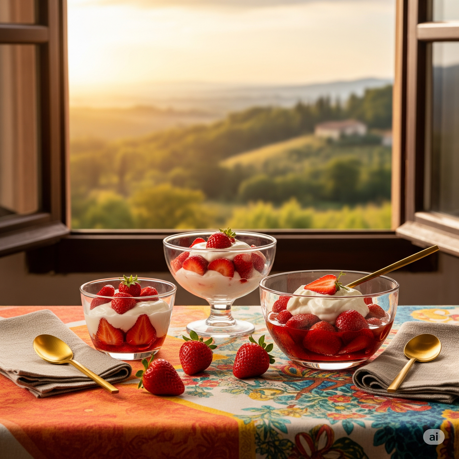 Fresas con Crema