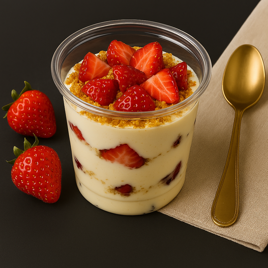 Fresas con crema Porción Individual