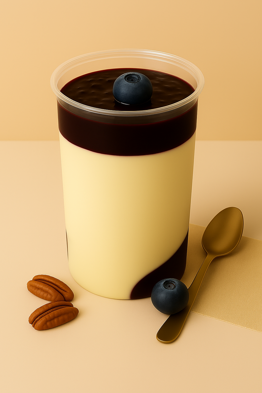 Panna Cotta de Blueberry