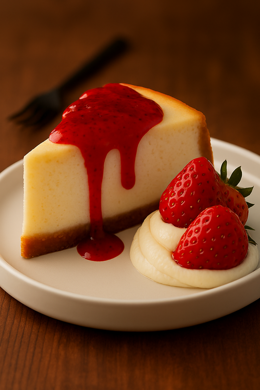 Cheesecake Estilo New York Con Fresa