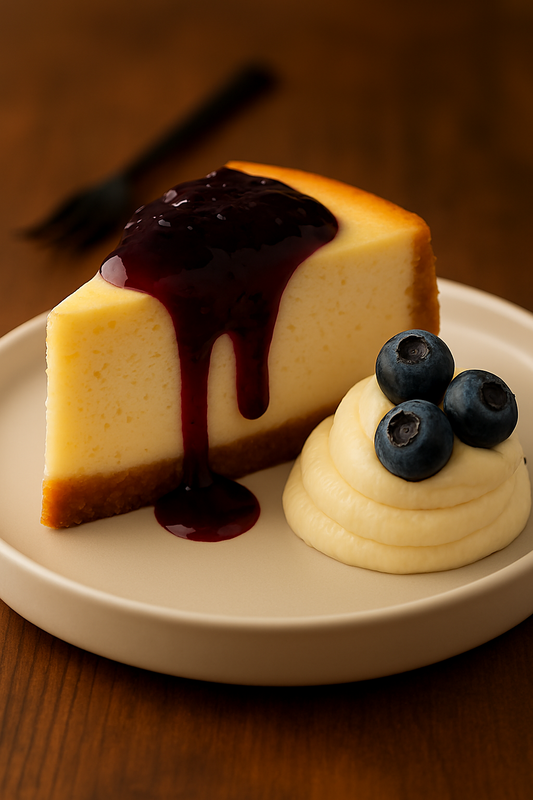Cheesecake Estilo New York Con Blueberry